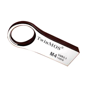 Twinmos M4 128GB USB 3.1 Metal body Silver Pen Drive