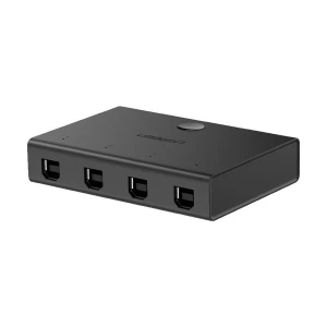 Ugreen 30346 USB Female to Quad USB Type-B Female Black HUB with Switch #30346