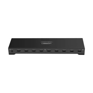 UGREEN 40203 HDMI Female to Female Deep color video 12bit Black Splitter # 1 in 8 out, 40203