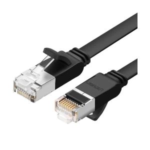 UGREEN 50184 Cat-6, 1 Meter, Black Network Cable # 50184, Flat Patch Cord