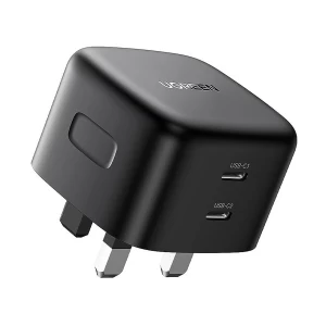 UGREEN CD216 (70868) 65W PD Dual USB-C Black Fast Charger / Charging Adapter #70868