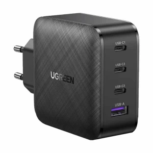 Ugreen CD224 (70774) 65W 3 Port USB-C & 1 Port USB PD Black Charger / Charging Adapter #70774