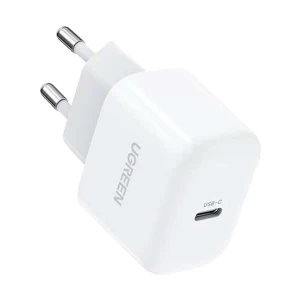 Ugreen CD241 (10220) 20W Mini PD USB-C White Wall Charger # 10220