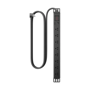 Ugreen CD285 (25354) Black 3 Pin 8 Port Rack Mount PDU #25354