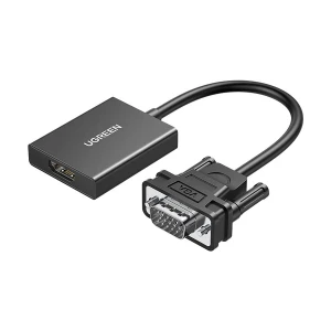 Ugreen CM513 (50945) VGA Male to HDMI Female Black Converter with Audio # 50945