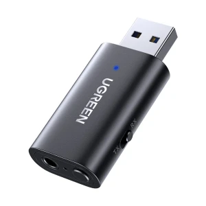 Ugreen CM523 (60300) Black USB Bluetooth 5.1 Audio Transmitter/Receiver Adapter #60300