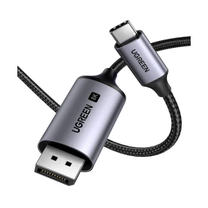 Ugreen CM556 (25158) USB Type-C Male to DisplayPort Male, 2 Meter, Black Cable #25158 (Thunderbolt 3/4 & 8K)