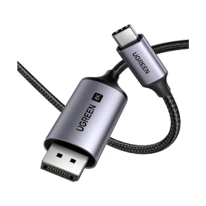 Ugreen CM556 (25839) USB Type-C Male to DP Male 3 Meter Grey Cable # 25839 (8K)
