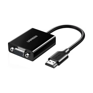 Ugreen CM611 (90813) HDMI Male to VGA Female, 0.15 Meter, Black Converter # 90813