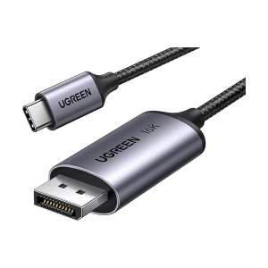 Ugreen CM707 (25865) USB Type-C Male to DisplayPort Male, 2 Meter, Black Cable #25865 (16K)