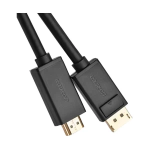 Ugreen DP101 (10239) DisplayPort Male to HDMI Male, 1.5 Meter, Black Cable # 10239