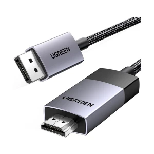Ugreen DP119 (15773) DisplayPort Male to HDMI Male, 1 Meter, Black Cable # 15773 (4K)