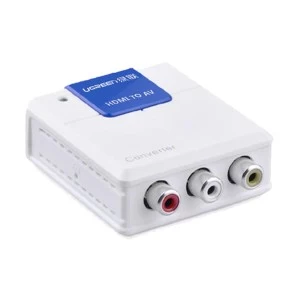 UGREEN 40223 HDMI Female to RCA Female, White AV Converter # 40223
