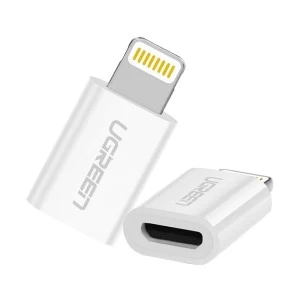 UGREEN 20745 Lightning Male to Micro USB Female White Converter #20745