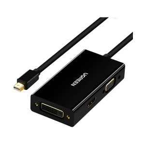 Ugreen MD114 (20418) Mini DisplayPort Male to HDMI, VGA & DVI Female Black Converter #20418