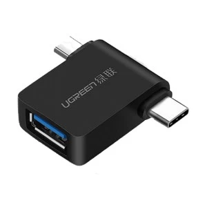 UGREEN 30453 Micro USB & USB-C Male to USB 3.0 Female Converter #30453
