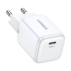 Ugreen Nexode Mini CD318 (15324) USB-C 20W GaN White Charger / Charging Adapter #15324