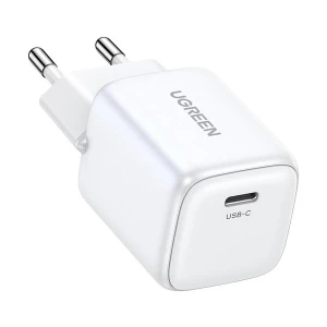 Ugreen Nexode Mini CD318 (15324) USB-C 20W GaN White Wall Charger #15324