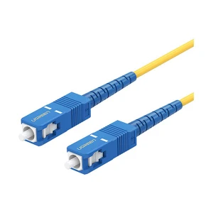 Ugreen NW131 (70664) Single Mode Optical Fiber 3 Meter, Yellow Network Cable #70664, SC-SC