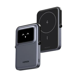 Ugreen PB571 (35605B) Uno 5000mAh Grey 20W Magnetic Wireless Charging Power Bank #35605B