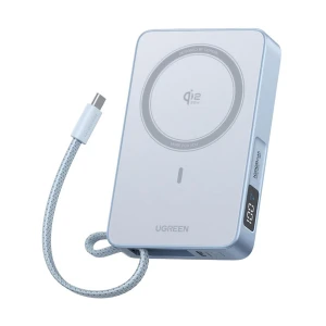 Ugreen PB773 10000mAh Light Blue 25W MagSafe Qi2 Wireless Power Bank #65958B