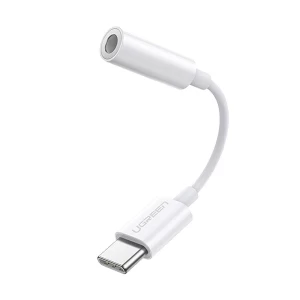 UGREEN 50393 Type-C Male to 3.5mm Female White Audio Converter # 50393