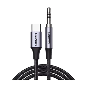 UGREEN AV143 (70861) Type-C Male to 3.5mm Male Deep Gray Type-C Converter # 70861-AV143