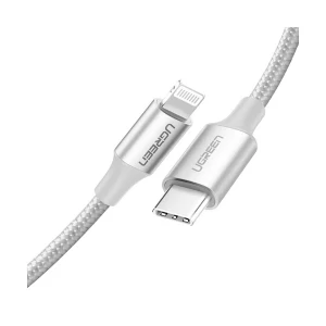 Ugreen 70523 Type-C Male to Lightning Male, 1 Meter, Silver Data Cable # 70523