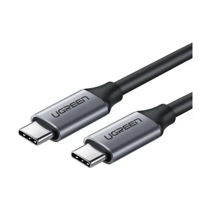 Ugreen US161 (50751) USB 3.1 Type-C Male to Male, 1.5 Meter, Gray Charging & Data Cable #50751