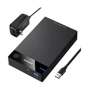 Ugreen US222 50423 2.5/3.5 inch USB 3.0 Black Hard Drive Enclosure #50423