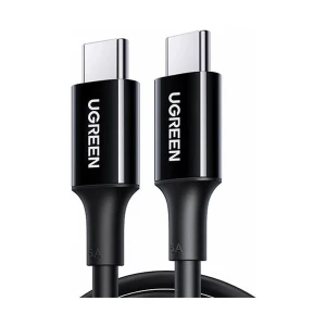 Ugreen US300 (20528) USB Type-C Male to Male, 1.5 Meter, Black Charging & Data Cable #20528 (100W, 5A)