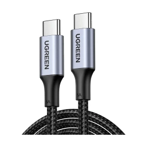 Ugreen US316 (20478) USB Type-C Male to Male, 0.5 Meter, Black Charging & Data Cable # 20478