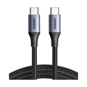 Ugreen US535 (15311) USB Type-C Male to Male, 1 Meter, Space Gray Charging & Data Cable #15311