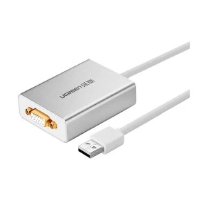 UGREEN 40244 USB Male to VGA Female Silver Converter # 40244