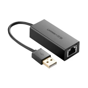 UGREEN 30305 USB Male to LAN Female Black USB Converter # 30305