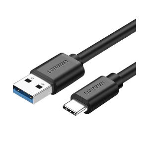 Ugreen US184 (20883) USB Male to Type-C Black 1.5 Meter Charging & Data Cable #20883