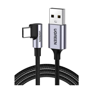 Ugreen US284 (50942) USB Male to Type-C Black 2 Meter Charging and Data Cable # 50942