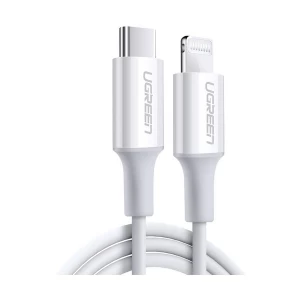 Ugreen US171 (60748) USB Type-C Male to Lightning Male, 1.5 Meter, White Charging Cable # 60748