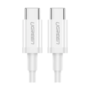 Ugreen USB Type-C Male to Male 1 Meter White Data Cable # 60518