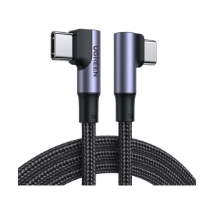 Ugreen 70698 USB Type-C Male to Male, 2 Meter, Space Gray Data Cable #70698