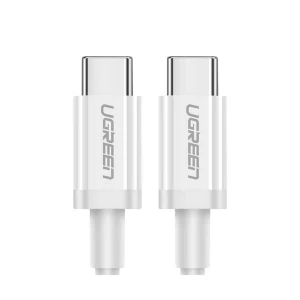 Ugreen 60519 USB Type-C Male to Male White Cable # 60519