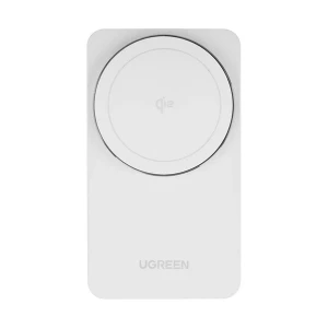 Ugreen W706 (45057) 20W Qi2 2-in-1 White Magnetic Wireless Charger with Stand #45057