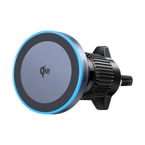 Ugreen W708 (35970) 15W Qi2 Magnetic Car Mount Wireless Black Charger #35970