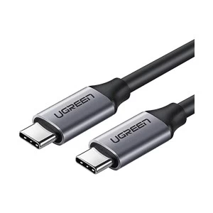 Ugreen 60183 USB Type-C Male to Male, 1 Meter, Gray Black Cable # 60183