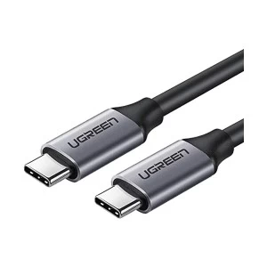 UGREEN 60183 USB Type-C Male to Male, 1 Meter, Gray Black Cable # 60183