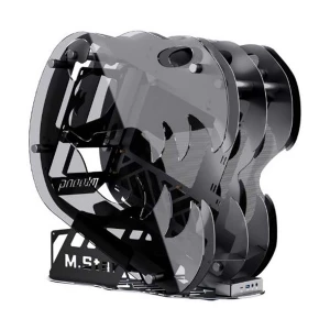 Value Top Mloong Series M.Star Mini Tower Micro-ATX (Tempered Glass Window) Black Open-Frame Gaming Desktop Casing