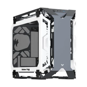 Value Top Mloong Series X-ERA Shining Grey Mini Tower (Tempered Glass Window) Open-Frame Gaming Desktop Casing