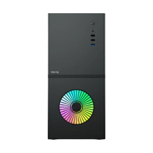 Value Top T887R Mid Tower Black ATX Desktop Case with Standard PSU