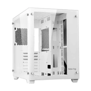 Value Top V3W Mid Tower ATX (Tempered Glass Window) White Gaming Desktop Casing