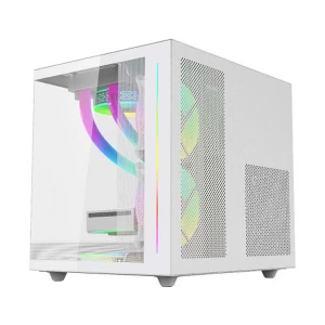 Value Top V900W Mini Tower Micro-ATX White Gaming Desktop Casing